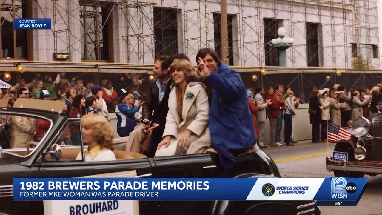 Former Milwaukee woman recalls driving Brewers players in 1982 parade — Delafield Sports news